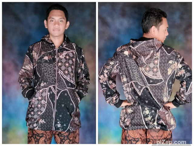 Hoodie vest 2 batik
